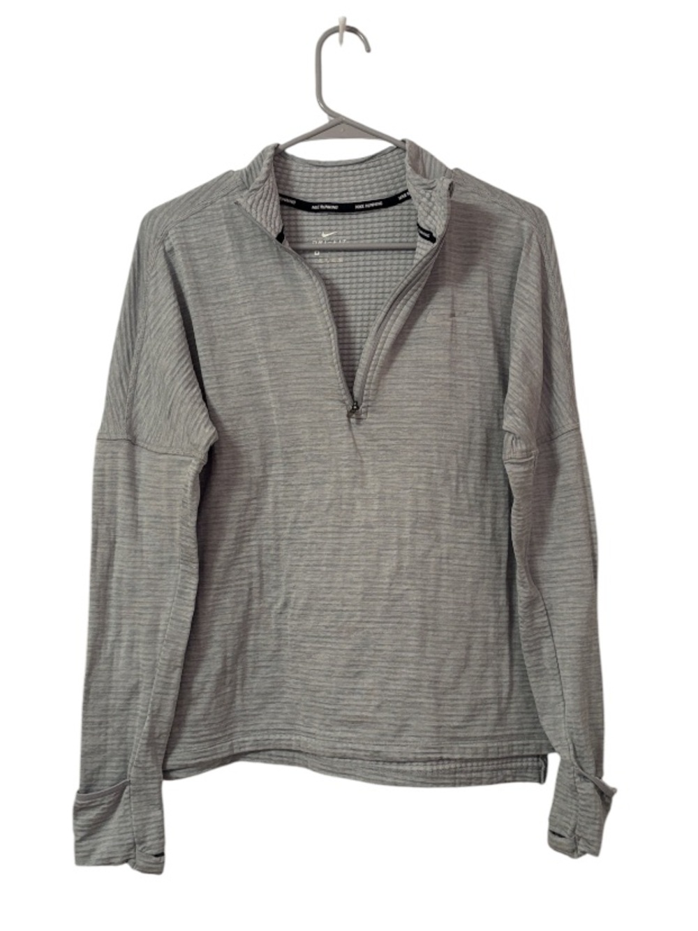 Nike Gray Element Sphere 1/2 Zip Athletic Jacket